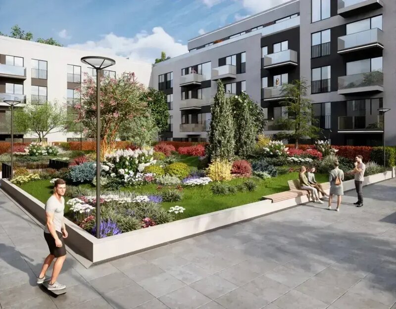 Stefan cel Mare Apartament 3 camere + gradina, ansamblu nou, finalizat