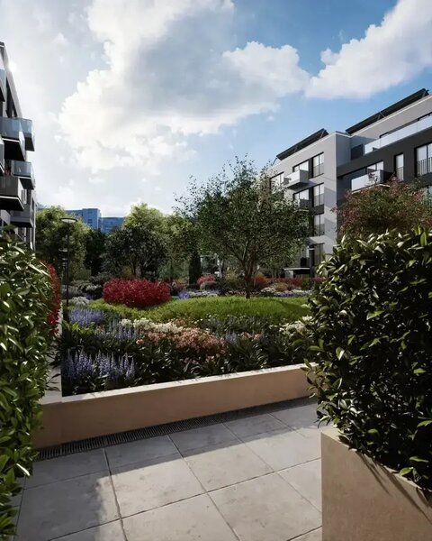 Stefan cel Mare Apartament 3 camere + gradina, ansamblu nou, finalizat