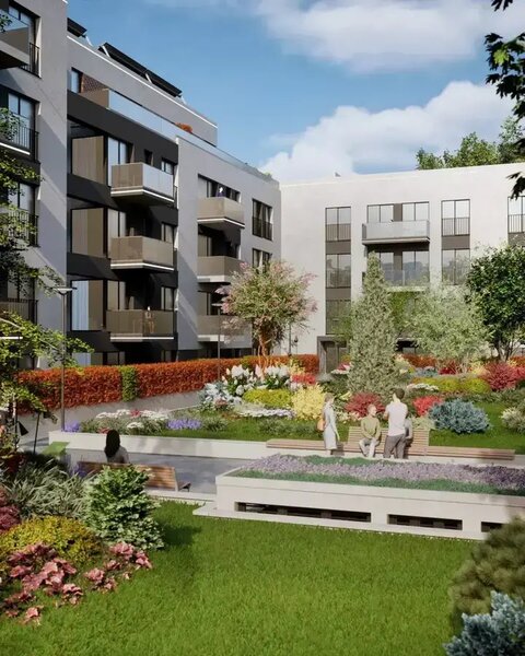 Stefan cel Mare Apartament 3 camere + gradina, ansamblu nou, finalizat